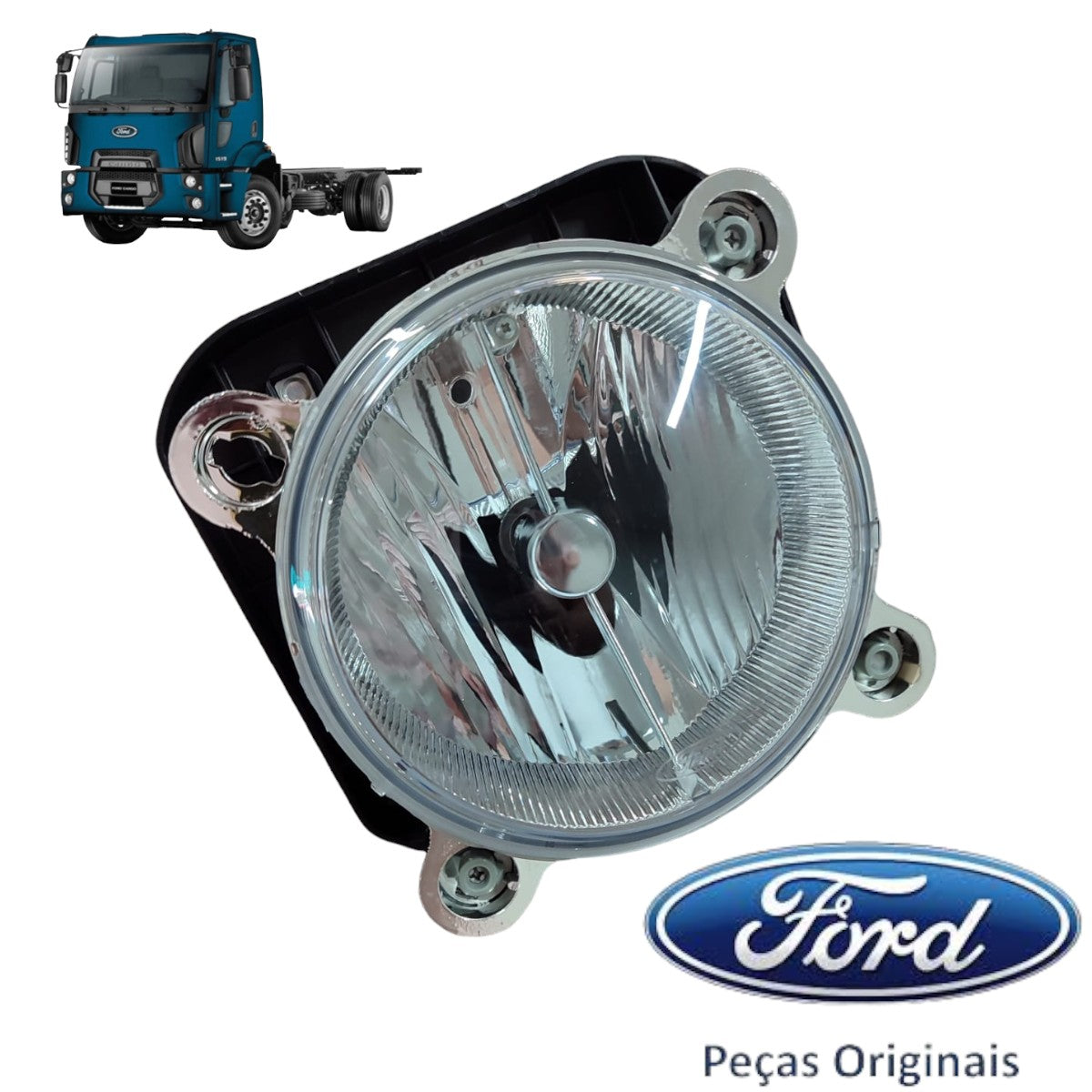 FAROL LUZ BAIXA LADO DIREITO FORD NOVO CARGO ORIGINAL